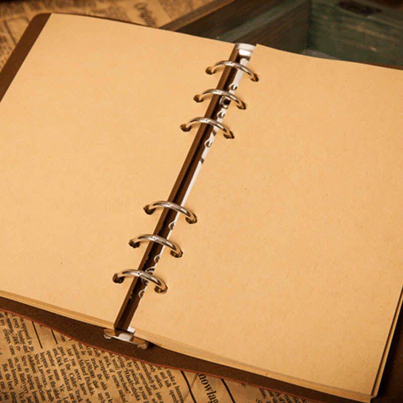 (Clearance 30% OFF / CODE: OFF30) - Olivenorma Vintage Leather Cover Journal