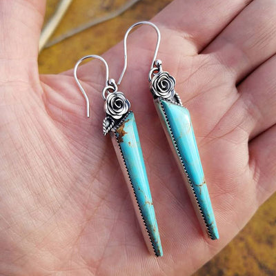 Turquoise Water Droplets Earrings