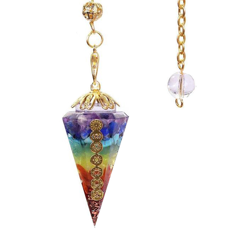 Olivenorma Chakra Orgone Divination Pendulum