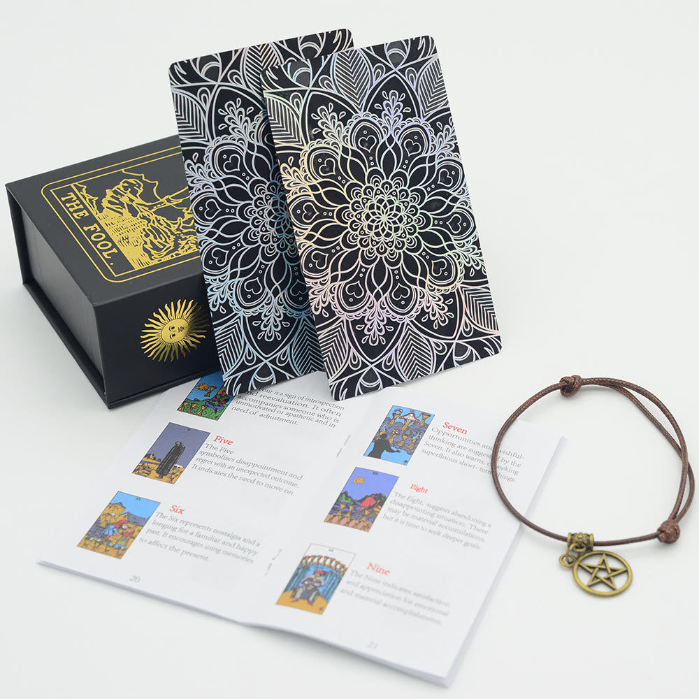 Olivenorma Bronzing Gold Foil Laser Bright Tarot Deck Cards