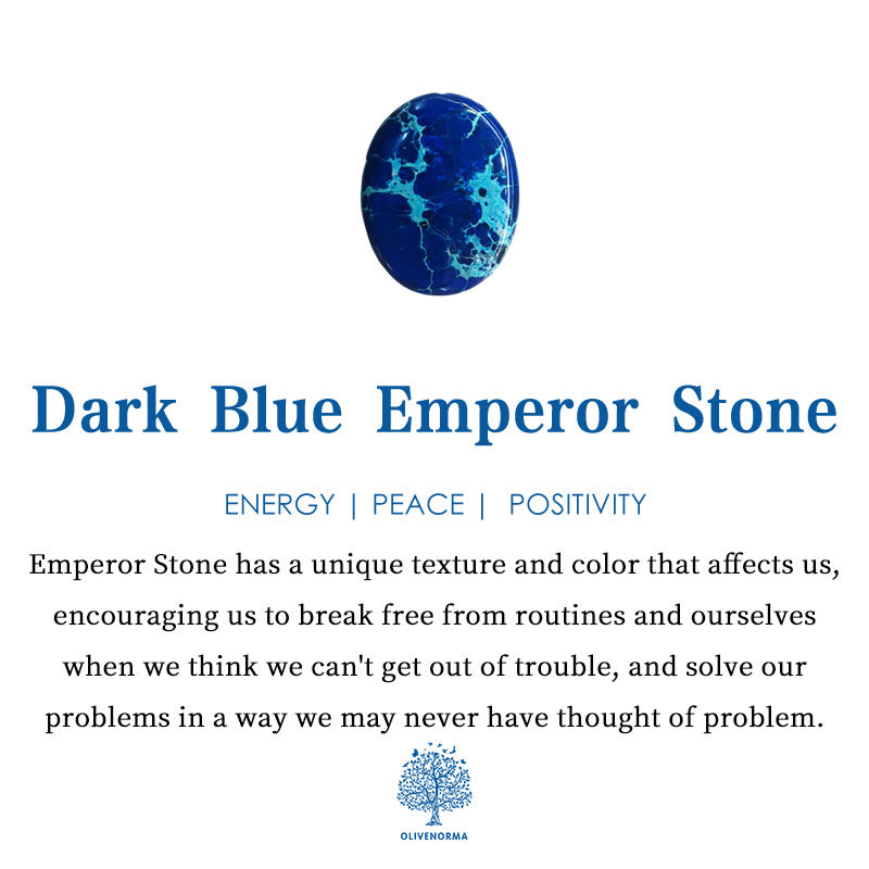 Olivenorma Emperor Stone Chakra Energy Bracelet