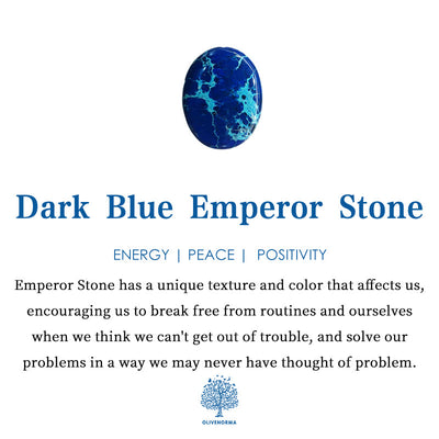 Olivenorma Emperor Stone Chakra Energy Bracelet
