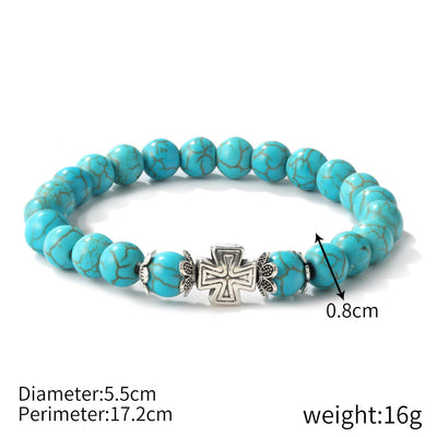 Olivenorma "Eternal Protection" Evil Eye Turquoise Bracelet