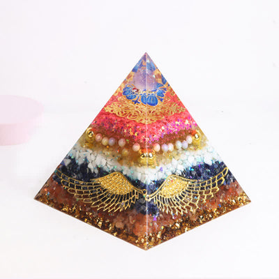 Olivenorma 15cm Natural Crystal Orgone Pyramid