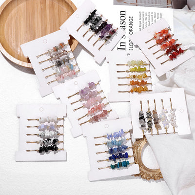 Olivenorma 5Pcs Healing Crystal Hairpin - image 27