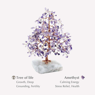 Olivenorma Grounded In Spirituality - Amethyst Stone Feng Shui Tree