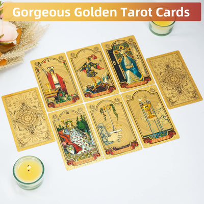 Olivenorma Bronzing Golden Sun Classic Tarot Cards