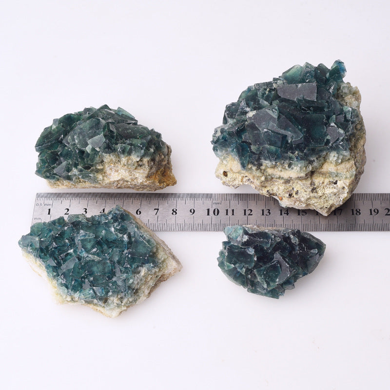 Olivenorma Green Fluorite Mineral Specimen Natural Stone