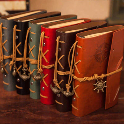 (Clearance 30% OFF / CODE: OFF30) - Olivenorma Vintage Leather Cover Journal