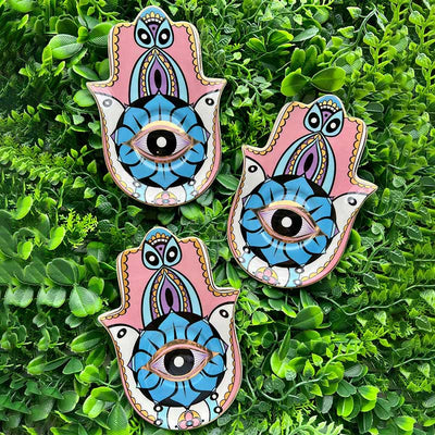 Olivenorma Hamsa Evil Eye Dish Coaster