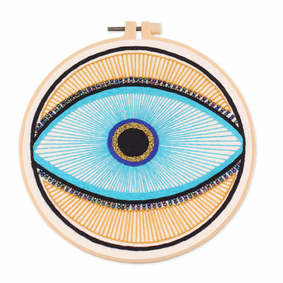 Olivenorma Evil Eye Hand Embroidery Semi Finished Material Decoration