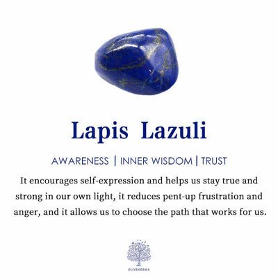 Olivenorma Raise Consciousness - Lapis Lazuli Orgone Energy Necklace