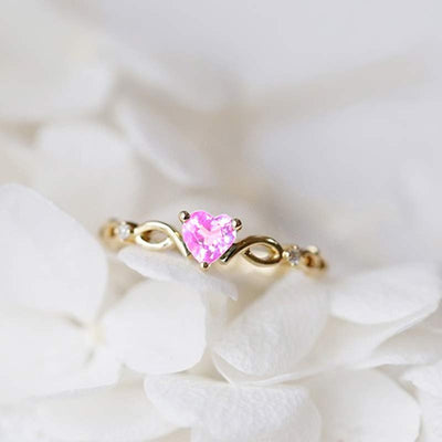 Olivenorma The Eternal Heart - Birthstone Ring