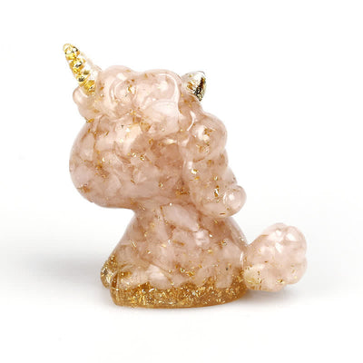 Olivenorma Crystal Unicorn Gemstone Decoration