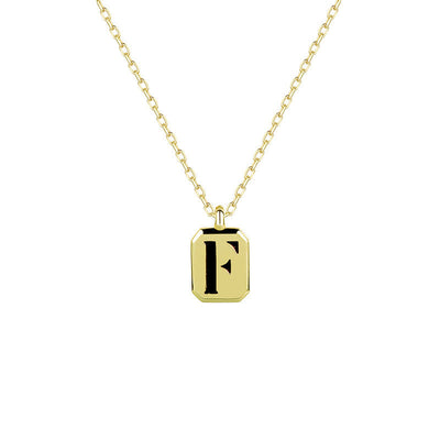 Olivenorma Customizable Gold Initial Necklace