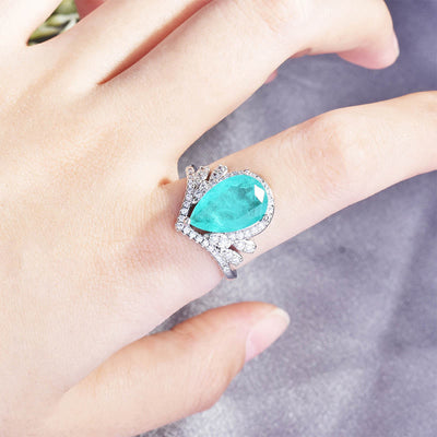 Olivenorma "Pure Love" - Paraiba Tourmaline Elegant Ring