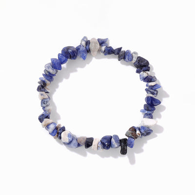 Olivenorma Colorful Natural Irregular Gravel Bracelet