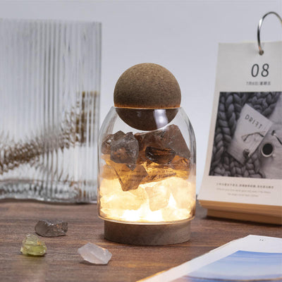 Olivenorma Diffuser Flameless Essential Oil Crystal Aromatherapy Lamp