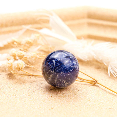 Olivenorma Sapphire Healing And Peace Crystal Sphere