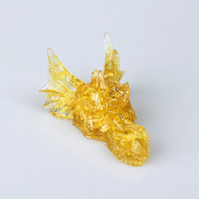 Olivenorma Natural Crystal Dragon Gemstone Decoration