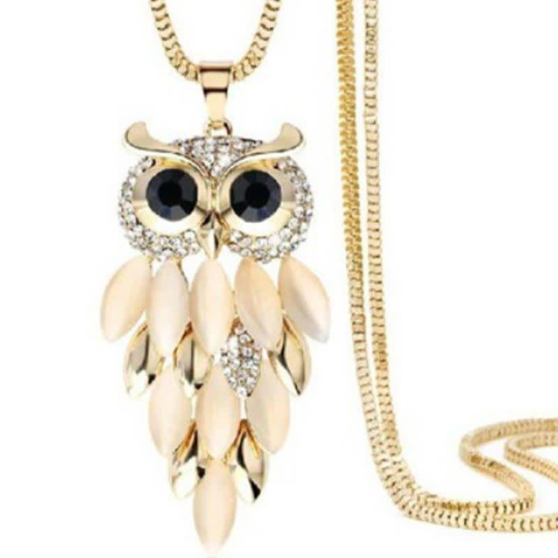 Olivenorma "Supernatural Power" - Crystal Alloy Sweater Necklace