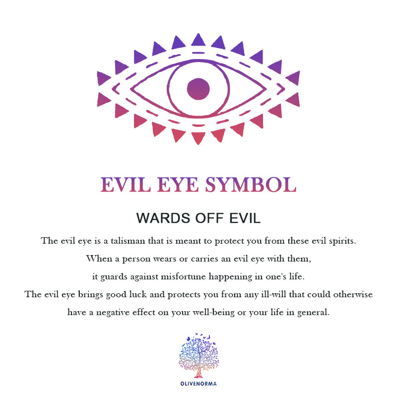 Olivenorma Evil Eye Protection Print Blanket