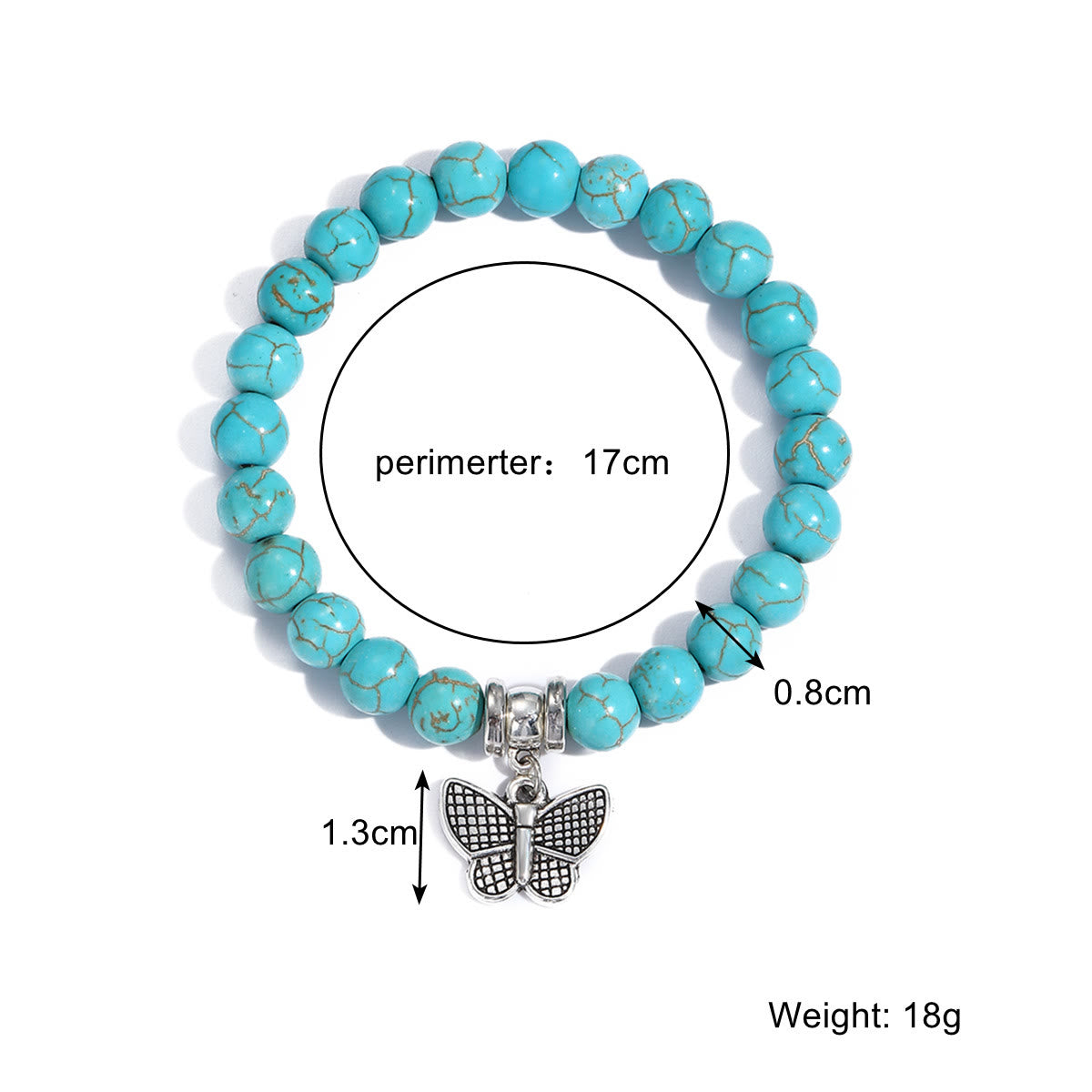 Olivenorma "Eternal Protection" Evil Eye Turquoise Bracelet