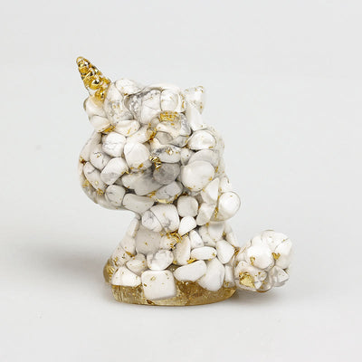 Olivenorma Crystal Unicorn Gemstone Decoration