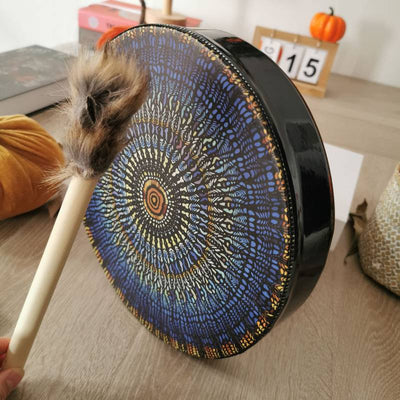 Olivenorma Handcrafted Percussion With Unique Mosaic Design Drum