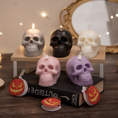 Olivenorma Multicolor Skull Scented Candle