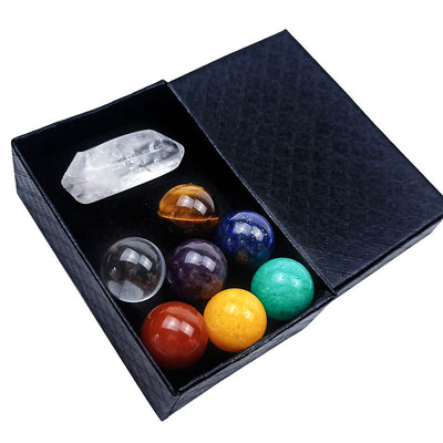 Chakra Rainbow Ball Crystal Set