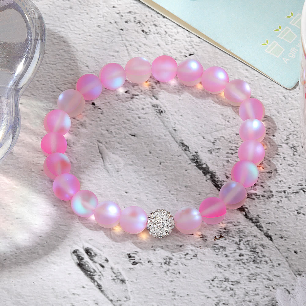 Olivenorma Zircon Crystal Glass Bead Bracelet