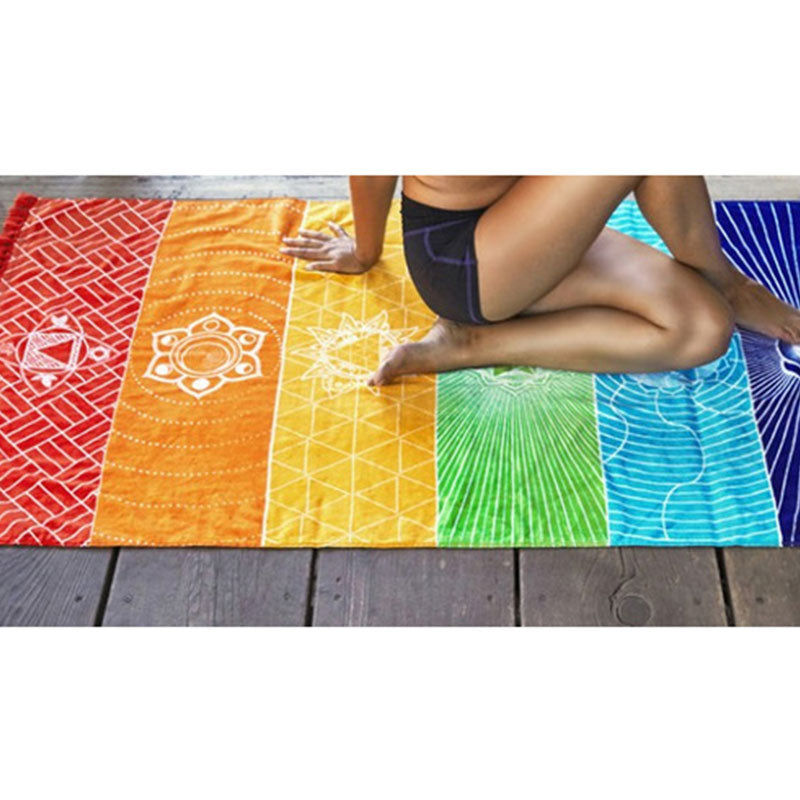 Olivenorma Chakra Rainbow Yoga Mat