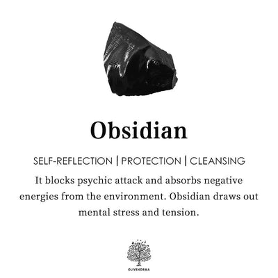 Olivenorma Malachite Obsidian Orgone Pyramid