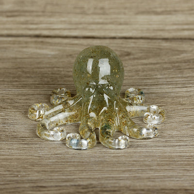 Olivenorma Natural Crystal Gravel Octopus Gemstone Decoration