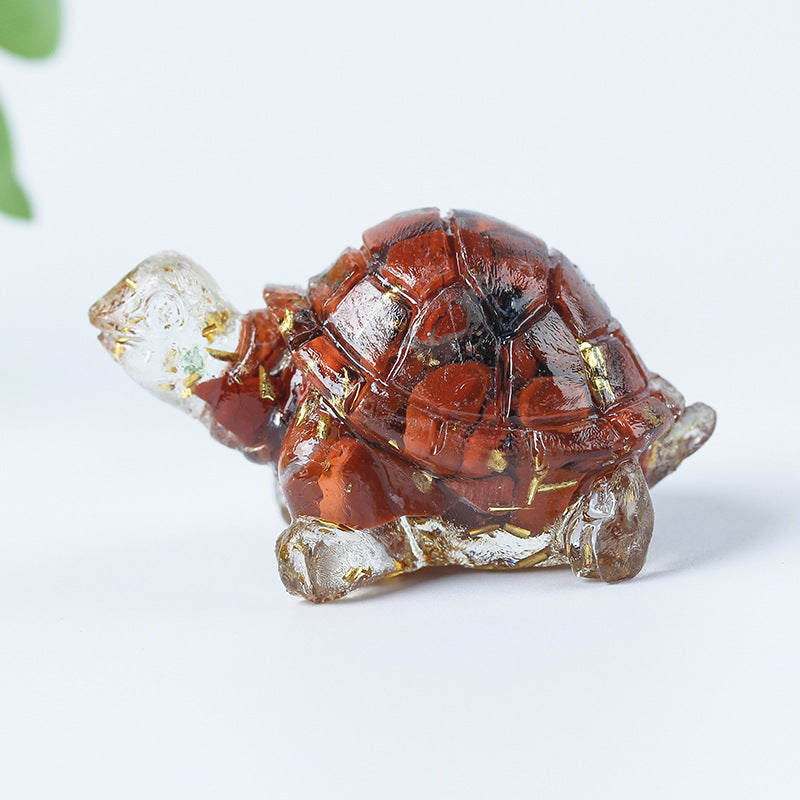 Olivenorma Crystal Gravel Glue Little Turtle Gemstone Decoration - image 3