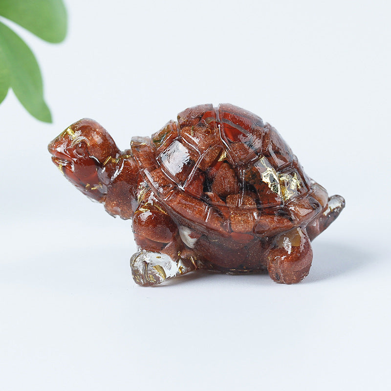 Olivenorma Crystal Gravel Glue Little Turtle Gemstone Decoration - image 5