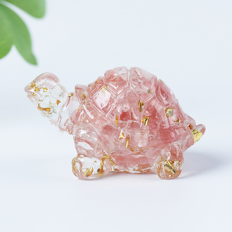 Olivenorma Crystal Gravel Glue Little Turtle Gemstone Decoration - image 16