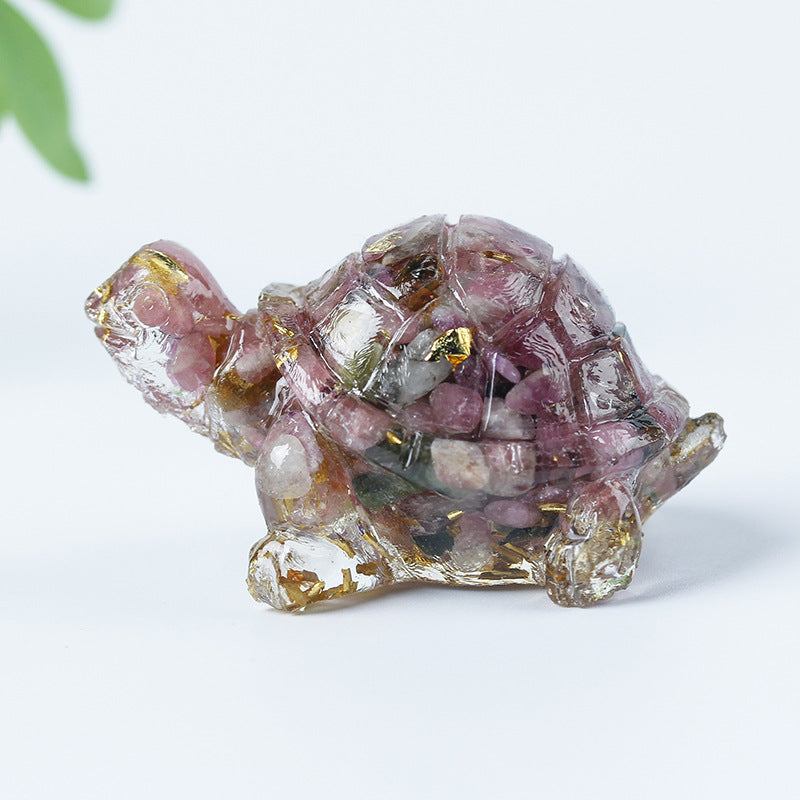 Olivenorma Crystal Gravel Glue Little Turtle Gemstone Decoration - image 18