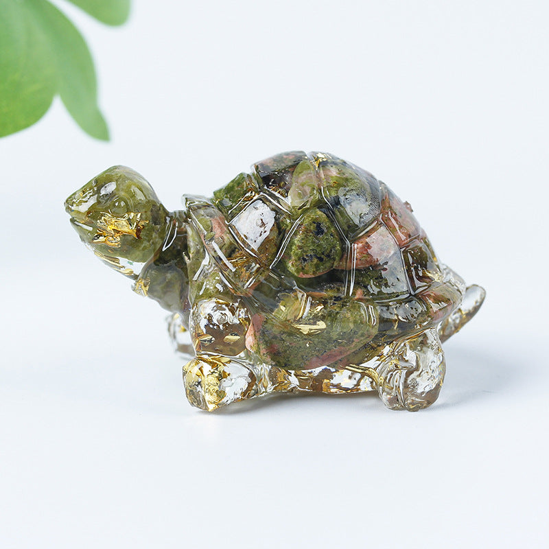 Olivenorma Crystal Gravel Glue Little Turtle Gemstone Decoration - image 47