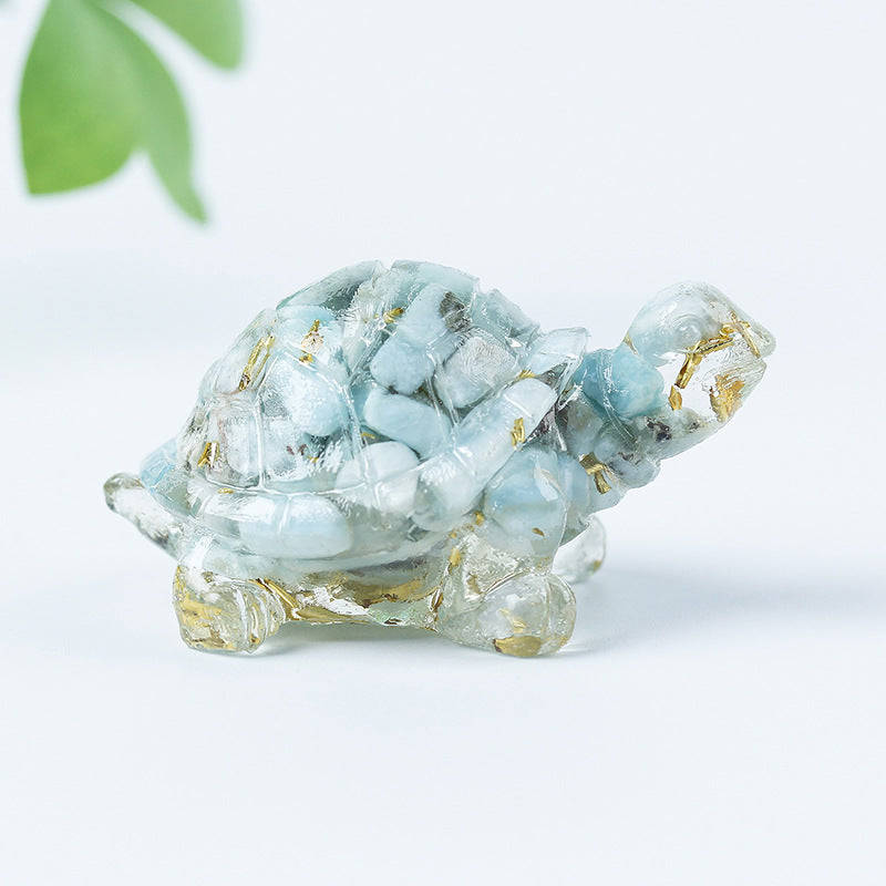 Olivenorma Crystal Gravel Glue Little Turtle Gemstone Decoration - image 55