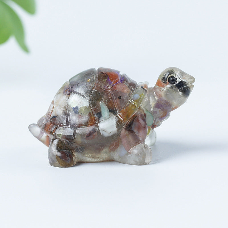 Olivenorma Crystal Gravel Glue Little Turtle Gemstone Decoration - image 60