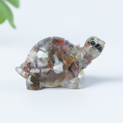 Olivenorma Crystal Gravel Glue Little Turtle Gemstone Decoration