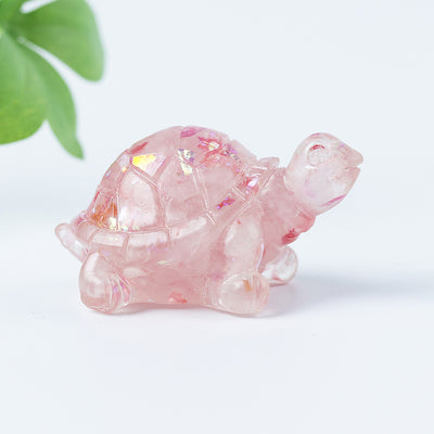 Olivenorma Crystal Gravel Glue Little Turtle Gemstone Decoration - image 26