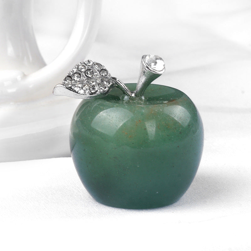 Olivenorma Small Crystal Apple Home Gemstone Decoration