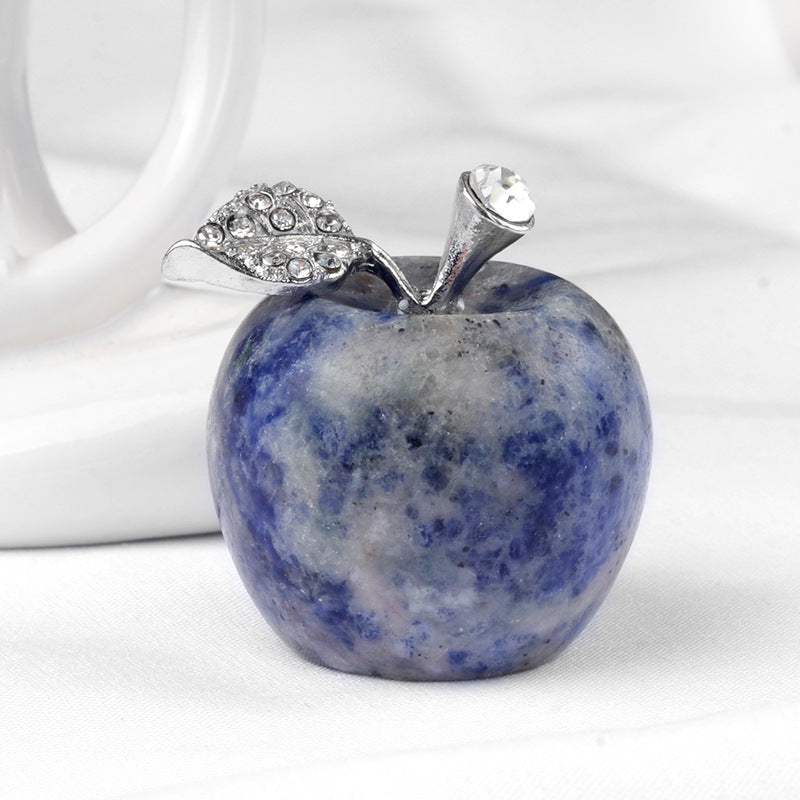 Olivenorma Small Crystal Apple Home Gemstone Decoration