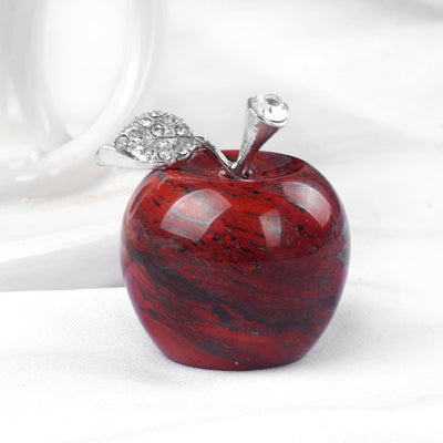 Olivenorma Small Crystal Apple Home Gemstone Decoration