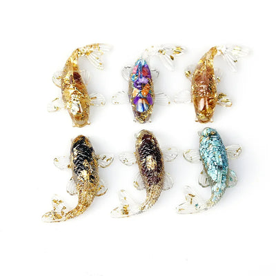 Olivenorma Ocean Harmony Crystal Fish Figurine Gemstone Decoration - image 2