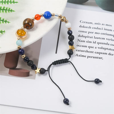 Olivenorma "Solar System" Natural Crystal Bracelet