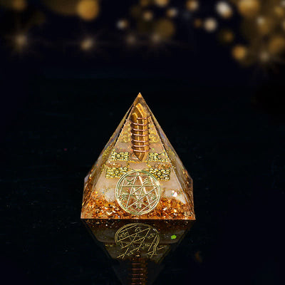 Olivenorma Five Elements Metal Wood Water Fire Earth Orgone Pyramid